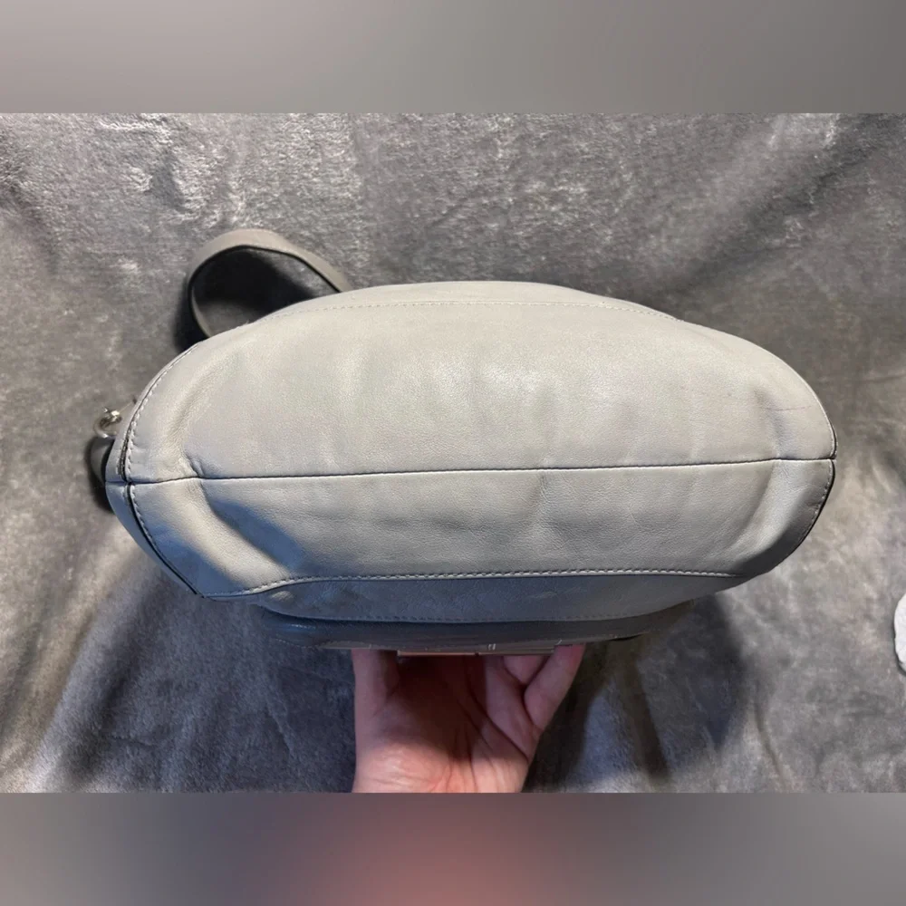 Coach Kristin Spectator 16803 Croc & Python Embossed Leather Hobo - Rehab - Picture 8 of 11